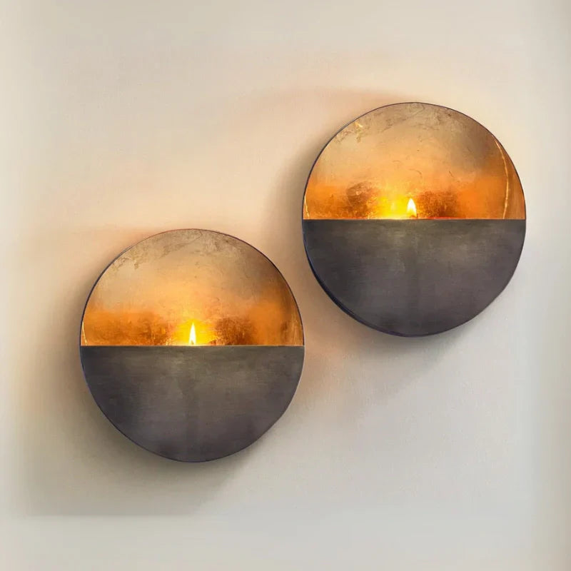 Elegant Metal Wall Candle Lantern