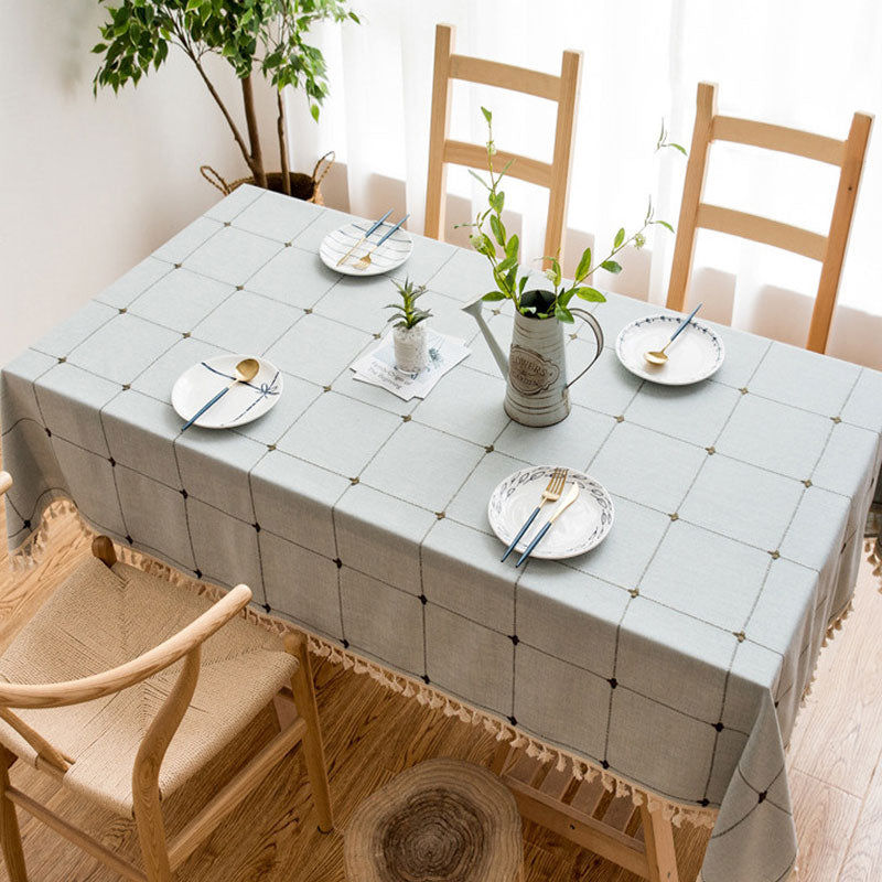 Easy Care Waterproof Tablecloth for Kitchen and Dining