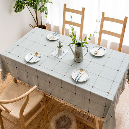 Easy Care Waterproof Tablecloth for Kitchen and Dining