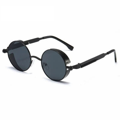 Classic Round UV Sunglasses with Retro Style