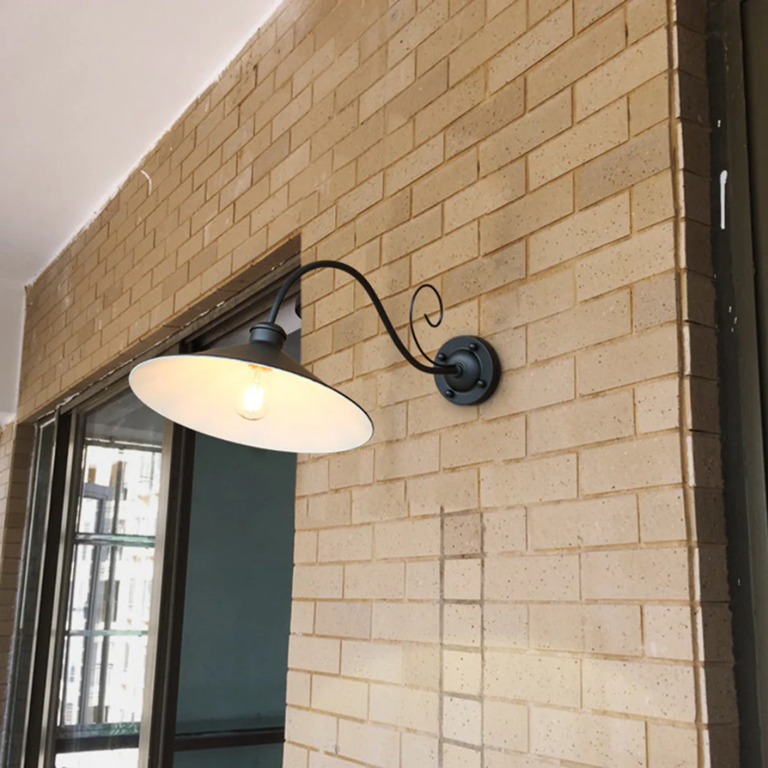 Vintage Outdoor Wall Lamp - Waterproof Exterior Wall Lights with LED Compatibility-2