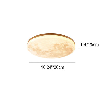 Simple Round White LED Ceiling Light Fixtures