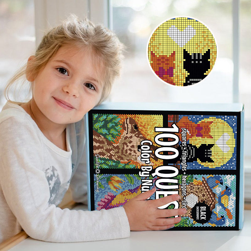 Fun Kids Coloring Book with Numbers and Learning - Fesara