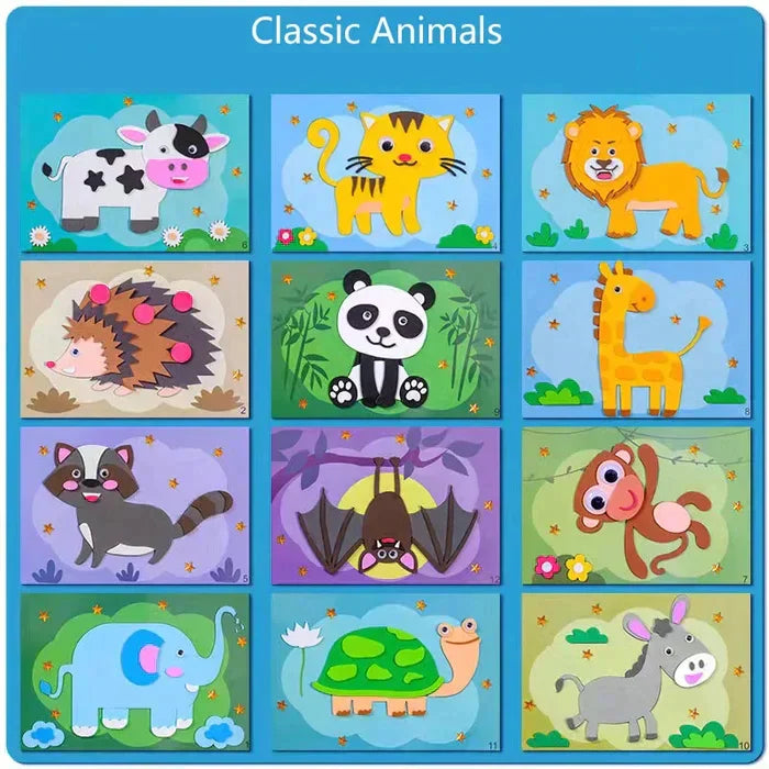 Fun 3D Animal Sticker Making Kit