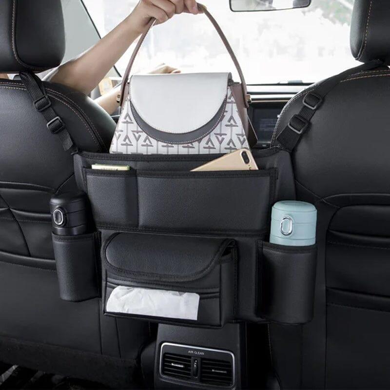 Practical Car Storage Bag with Multiple Compartments - Fesara