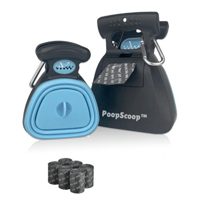 Easy Clean Dog Poop Scooper with Bag Dispenser - Fesara