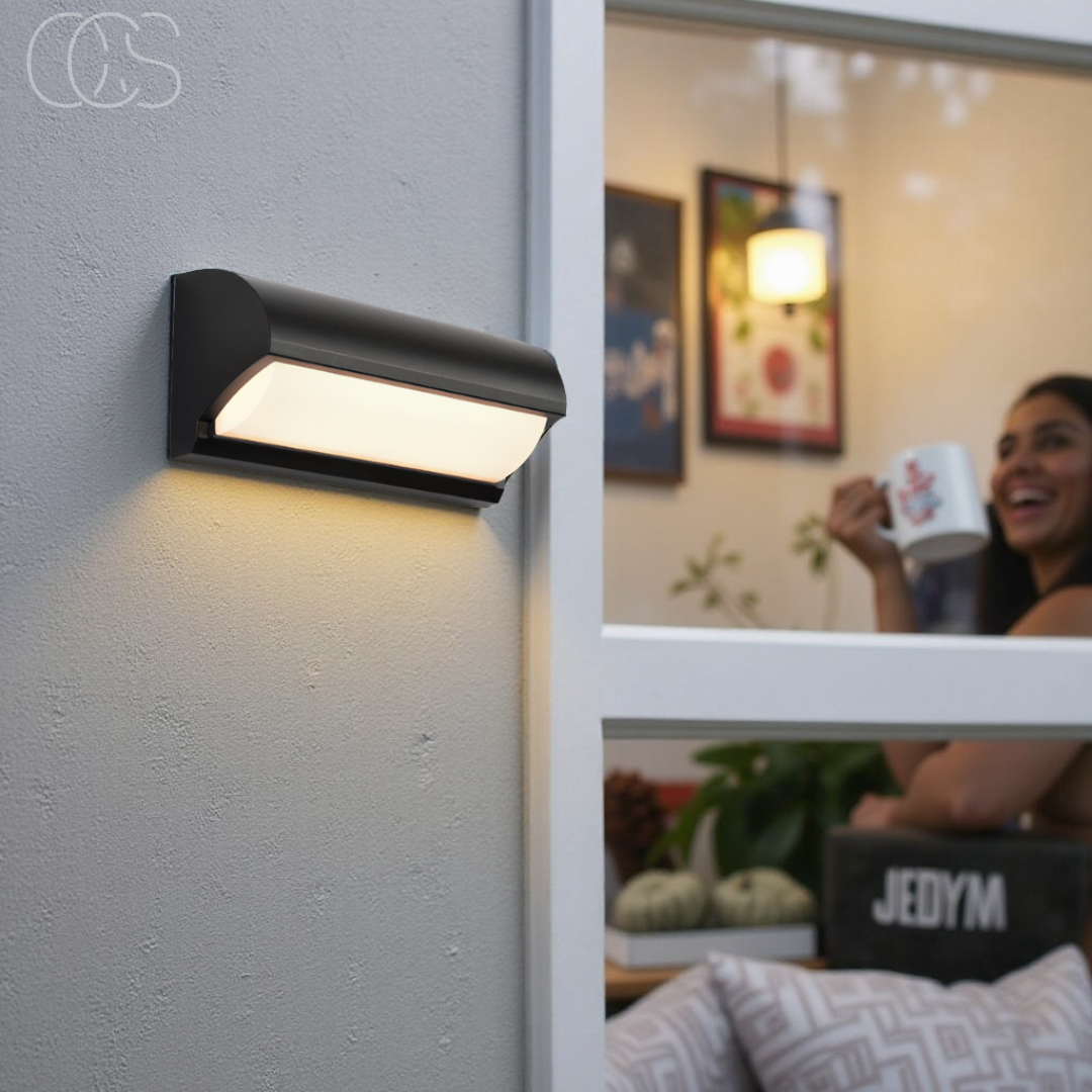 Stylish Outdoor LED Wall Lamp – Waterproof Warm Exterior Light