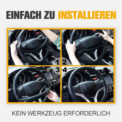 Premium Leather Car Steering Wheel Cover