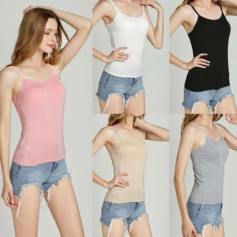 Comfortable Sports Tank Top with Bra - Fesara