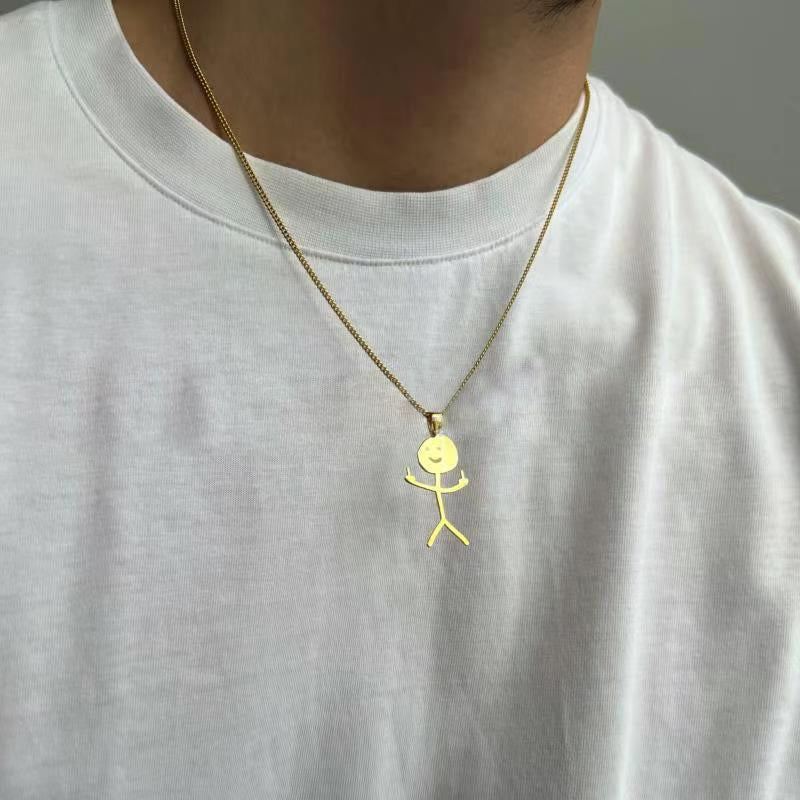 Trendy Funny Pendant Necklace