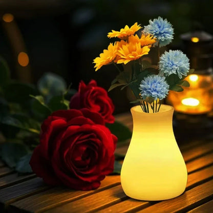 Beautiful Floral Glass Vase