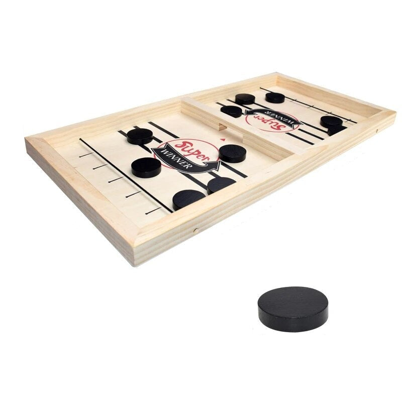 Fun Fast Sling Puck Hockey Game for Family - Fesara