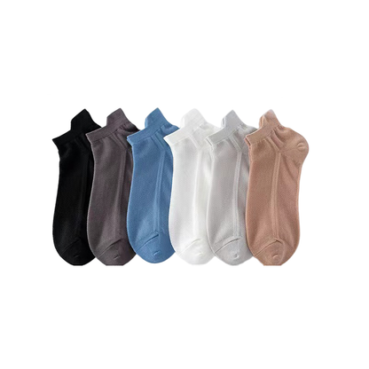 Thin No-Show Grip Socks