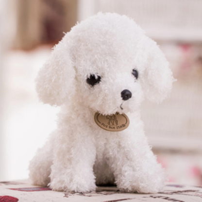 Cuddly Teddy Dog Toy - Soft Plush Friend for Children