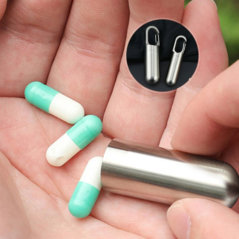 Travel Medication Case Stainless Steel Box