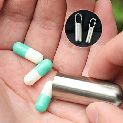 Travel Medication Case Stainless Steel Box