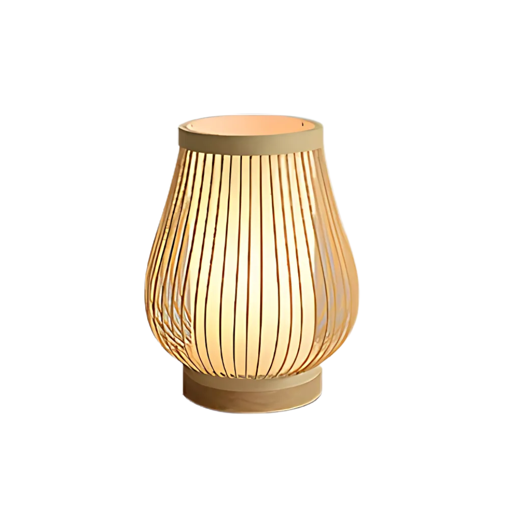 Natural Bamboo LED Desk Lamp - Fesara