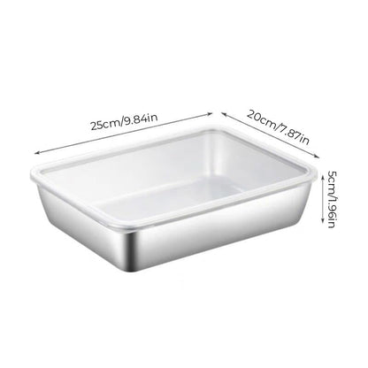 Practical Stainless Steel Fruit Storage Bowl