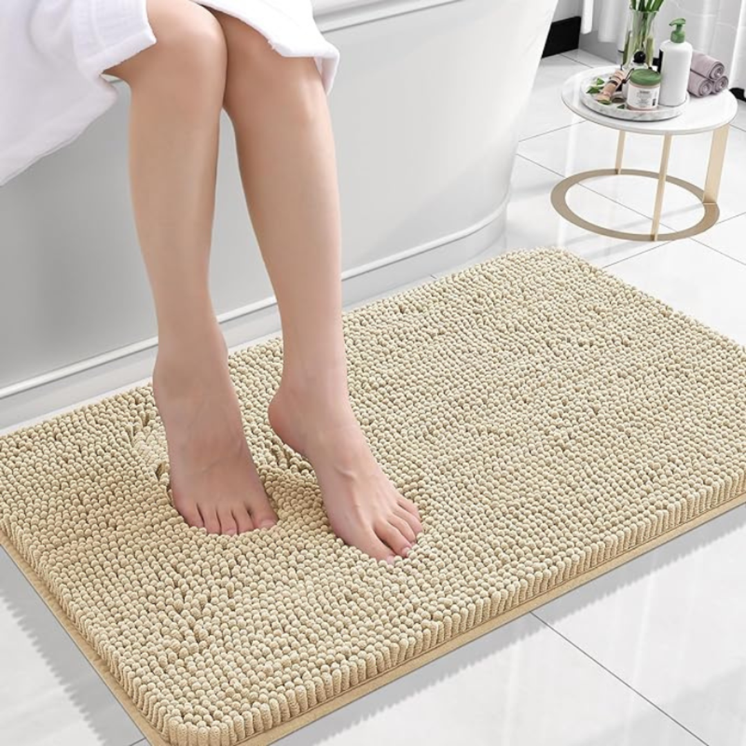 Plush Bathroom Floor Mat - Fesara