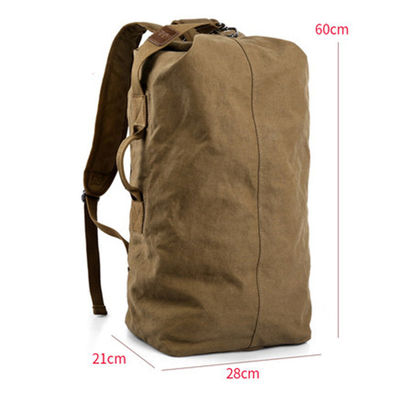 Spacious Durable Canvas Hiking Backpack