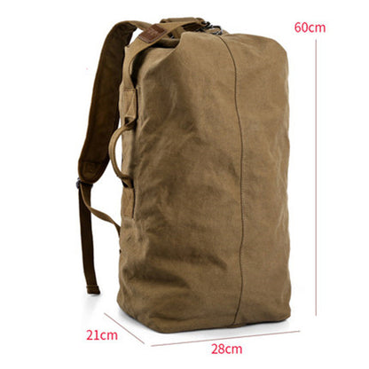 Spacious Durable Canvas Hiking Backpack