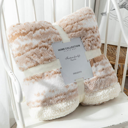 Plush Faux Fur Throw Blanket
