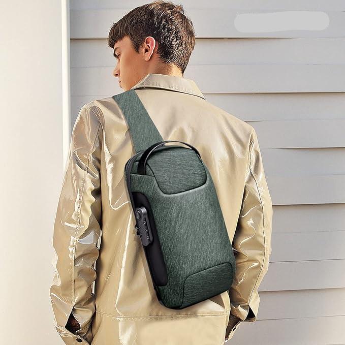 Waterproof Secure Crossbody Travel Bag for Men Women