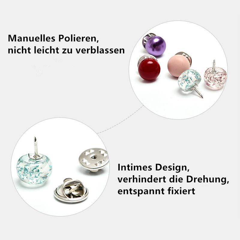 Secure Pin Brooches Set of 10 - Fesara
