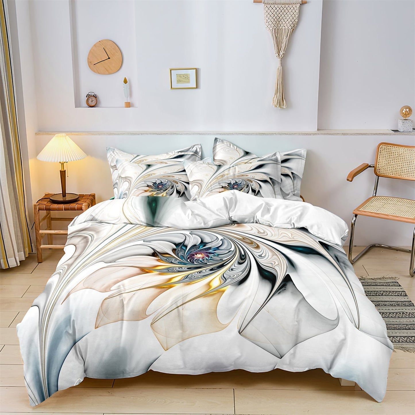 Vibrant Painted Comforter Set - Fesara