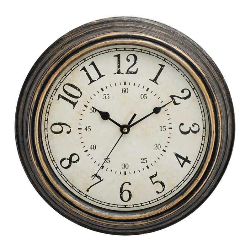 Classic Wooden Style Wall Clock - Fesara