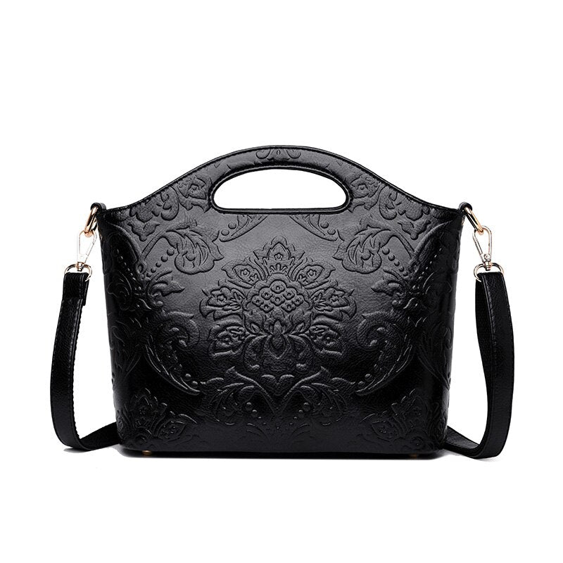 Authentic Classic Real Leather Ladies Handbag - Fesara