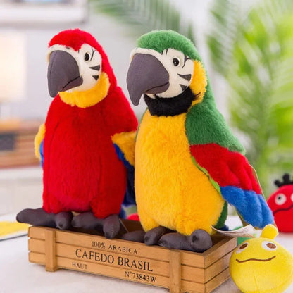 Plush Talking Parrot Stuffed Animal Friend