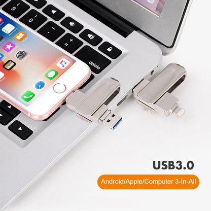 Compact 3-in-1 USB Mobile Flash Drive - Fesara