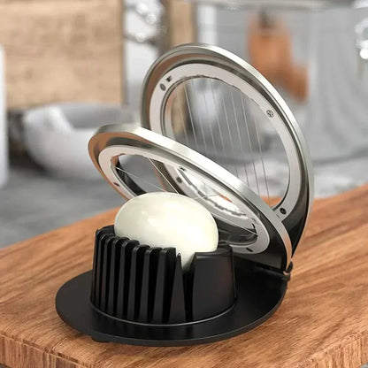 Premium 3-in-1 Stainless Egg Cutter - Fesara