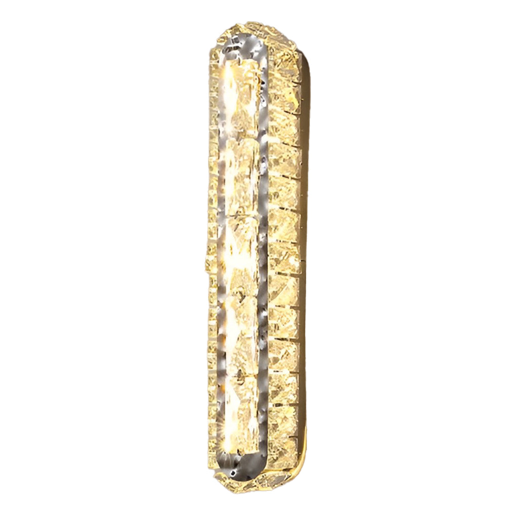 Luxury Crystal LED Wall Light with Adjustable Dimmer