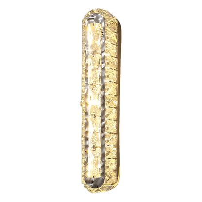 Luxury Crystal LED Wall Light with Adjustable Dimmer