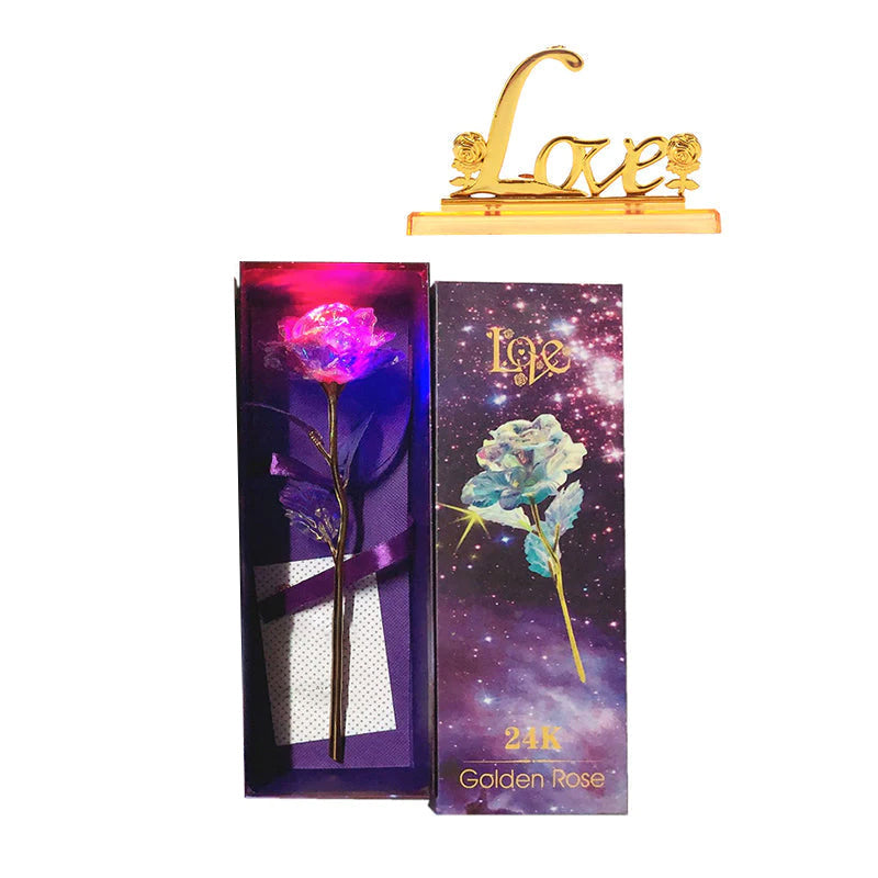 Sparkling Love Rose Night Light