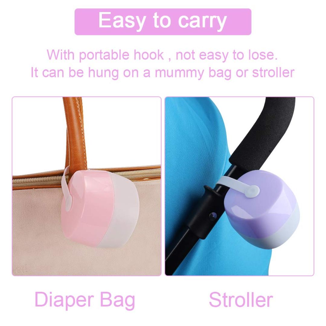 Pacifier Storage Container with Lid - Sanitary Case