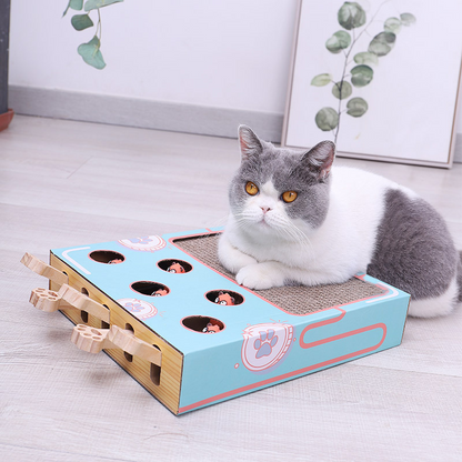 Fun Multi-Level Cat Tower with Scratch Post - Fesara