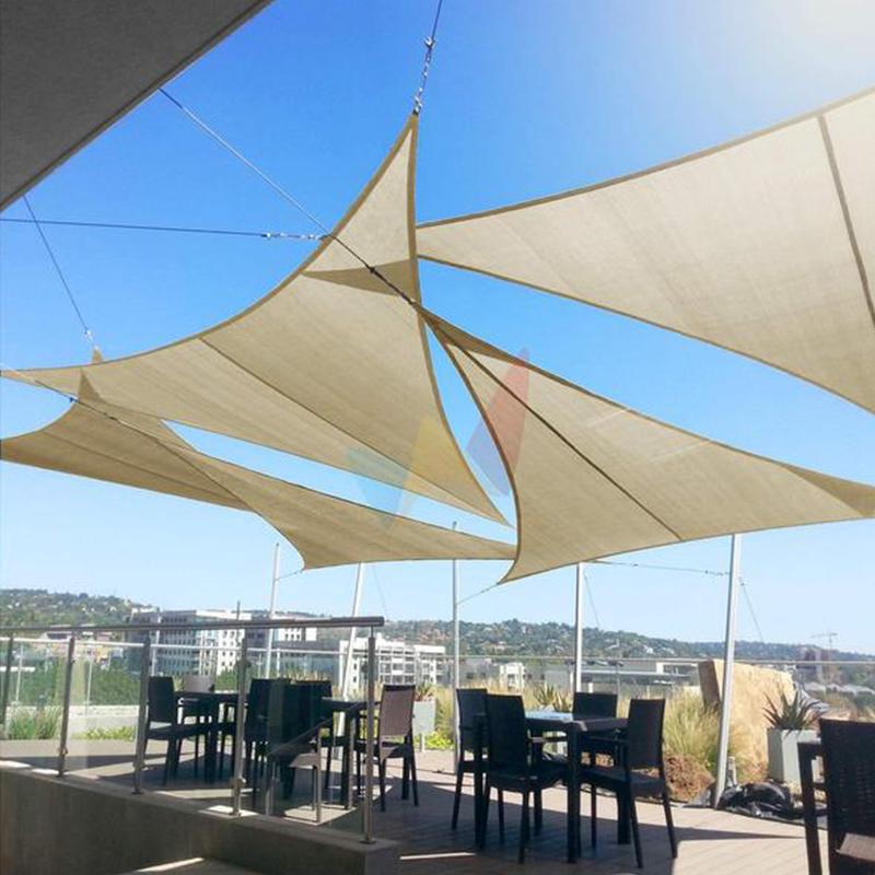 Stylish Triangle Outdoor Shade Sail - Fesara