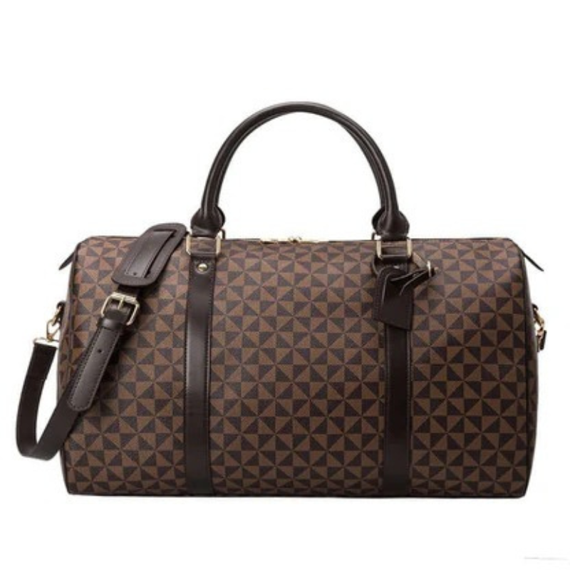Luxury Leather Unisex Duffle Travel Bag - Fesara