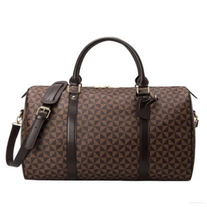 Luxury Leather Unisex Duffle Travel Bag - Fesara