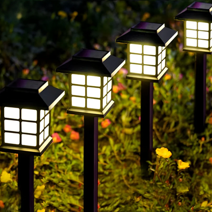 Premium Black Solar Garden Lamp - Fesara