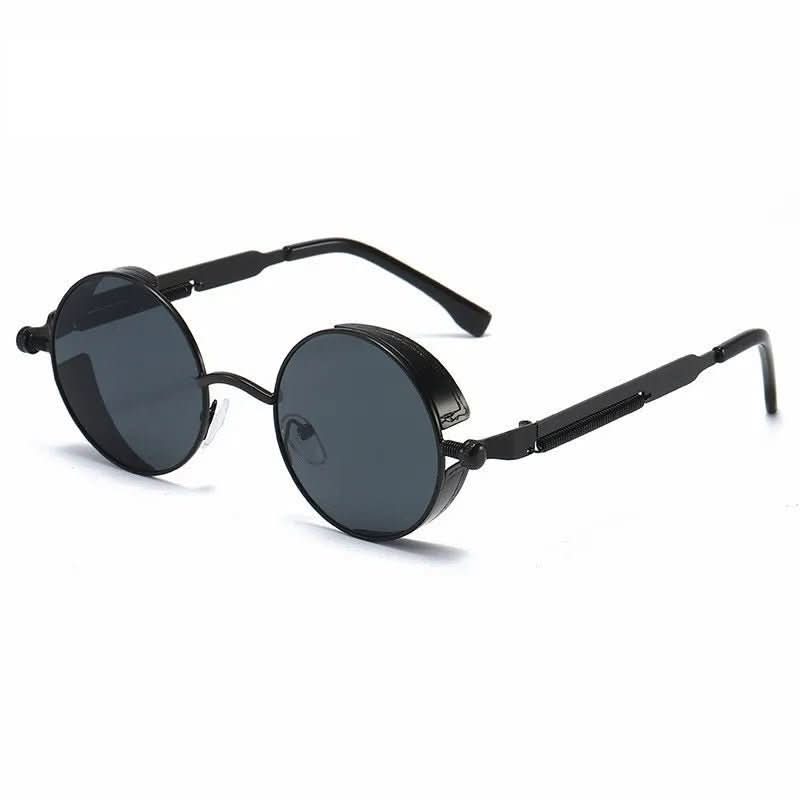 Classic Round UV Sunglasses with Retro Style - Fesara