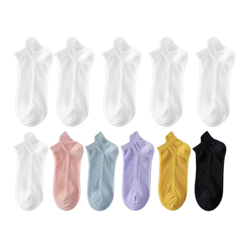 Thin No-Show Grip Socks