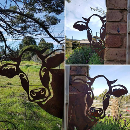 Rustic Country Metal Yard Decor