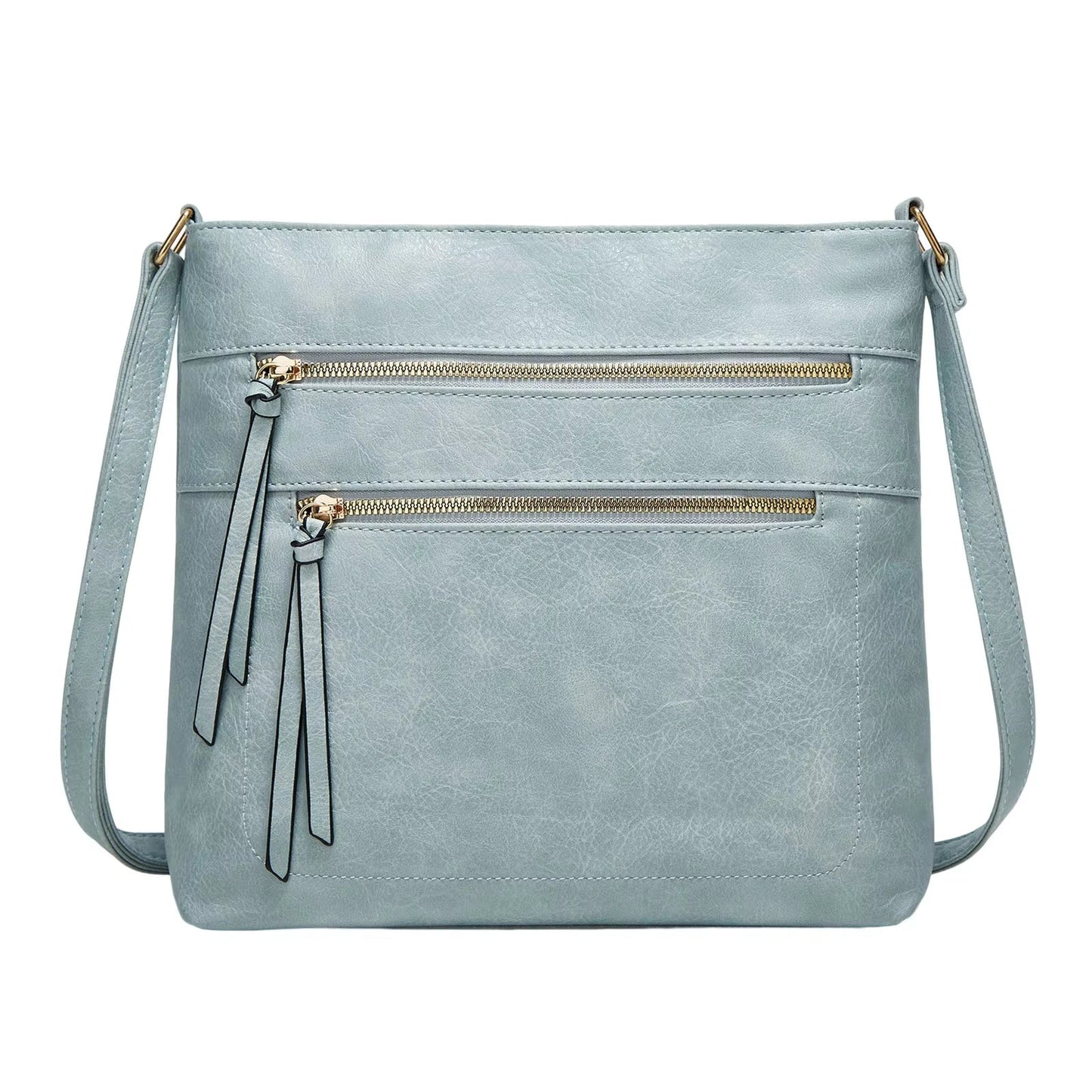 Chic Real Leather Small Crossbody Handbag
