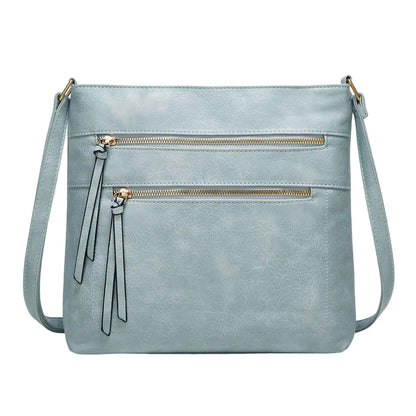 Chic Real Leather Small Crossbody Handbag