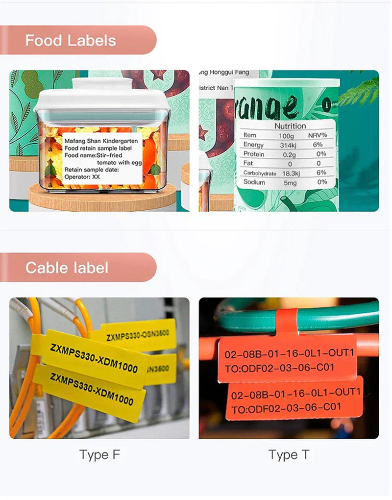 Compact Portable Thermal Label Printer