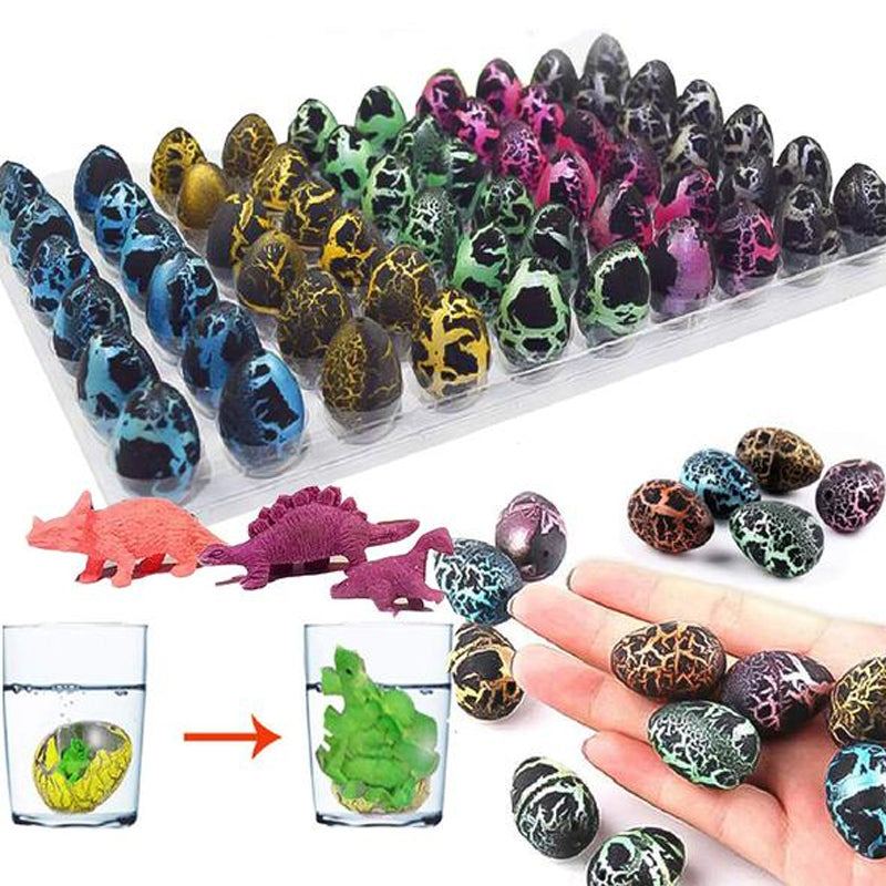 Colorful Dinosaur Hatching Eggs Toy Set (60pc)